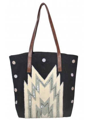 Pirate Black PT Dhurrie Bag